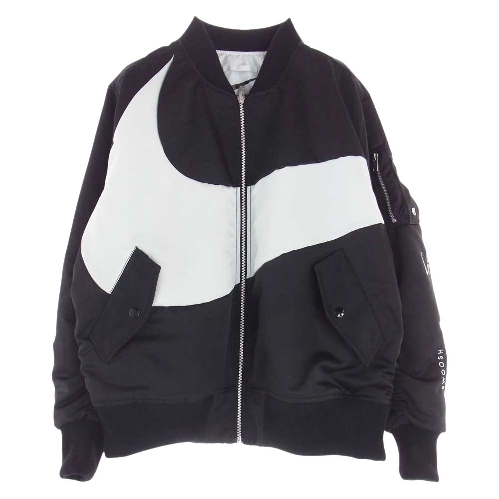NIKE ナイキ DD6056-010 AS M NSW SYNFL SWOOSH BOMBER ロゴ スウッシュ リバーシブル ボンバー ジャケット オフホワイト系 XL【中古】