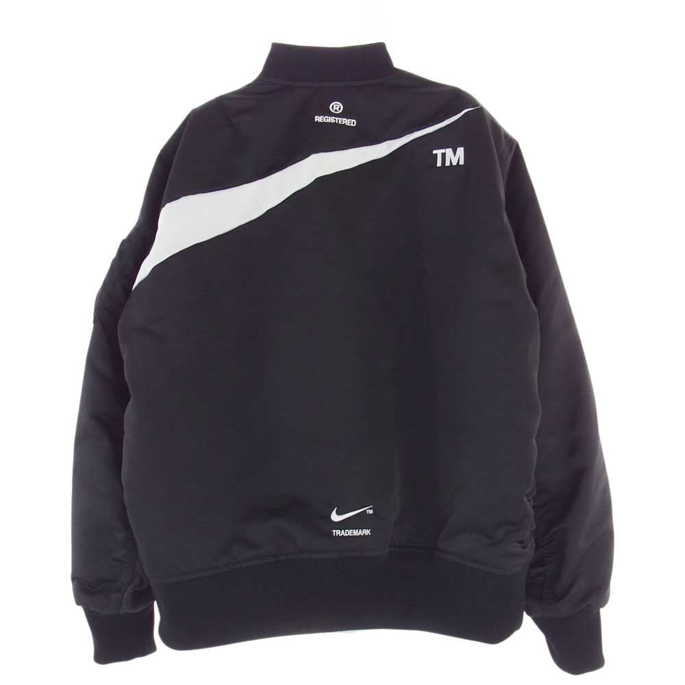 NIKE ナイキ DD6056-010 AS M NSW SYNFL SWOOSH BOMBER ロゴ スウッシュ リバーシブル ボンバー ジャケット オフホワイト系 XL【中古】