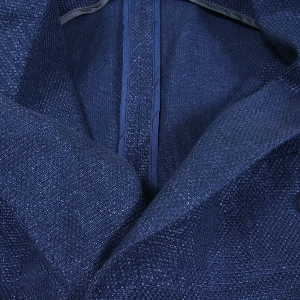 タリアトーレ 国内正規品 イタリア製 1SMC20K 麻 リネン メタルボタン テーラードジャケット ネイビー系 44/7 R【中古】