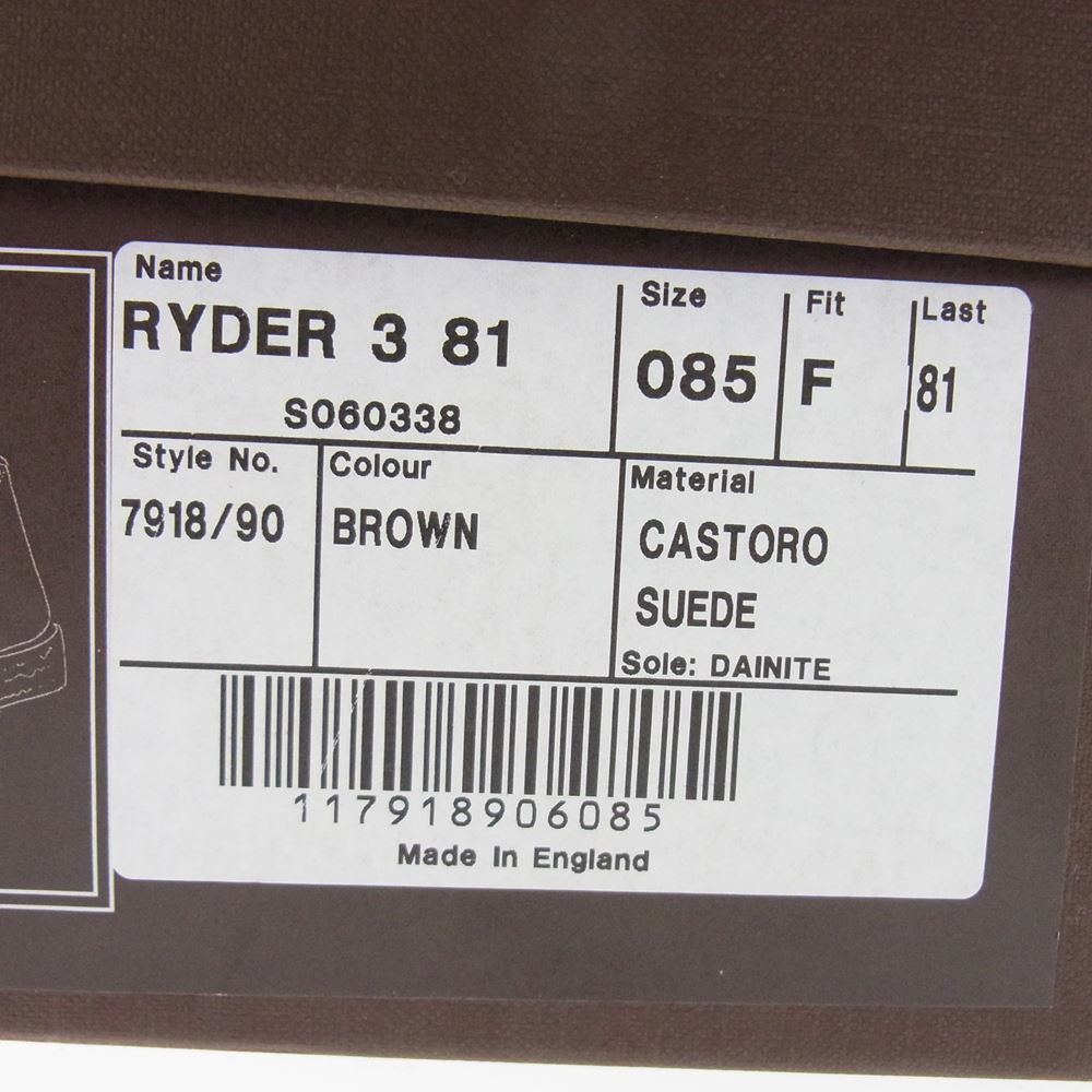 CHURCH'S チャーチ ブーツ 791890 RYDER ライダー スエード レザー チャッカブーツ ダークブラウン系