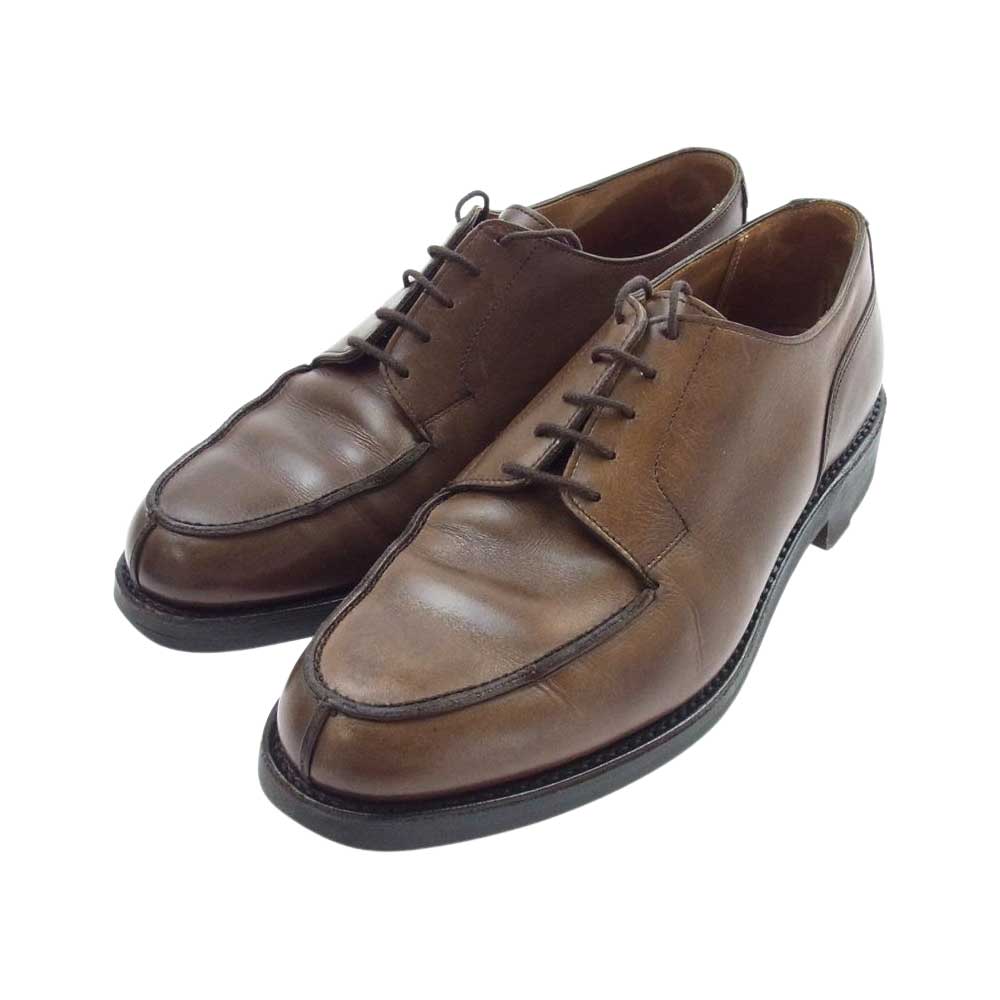 CROCKETT&JONES クロケットアンドジョーンズ 9262RD-14B MORETON モールトン Uチップ レザー ドレスシューズ ブラウン系 7E【中古】