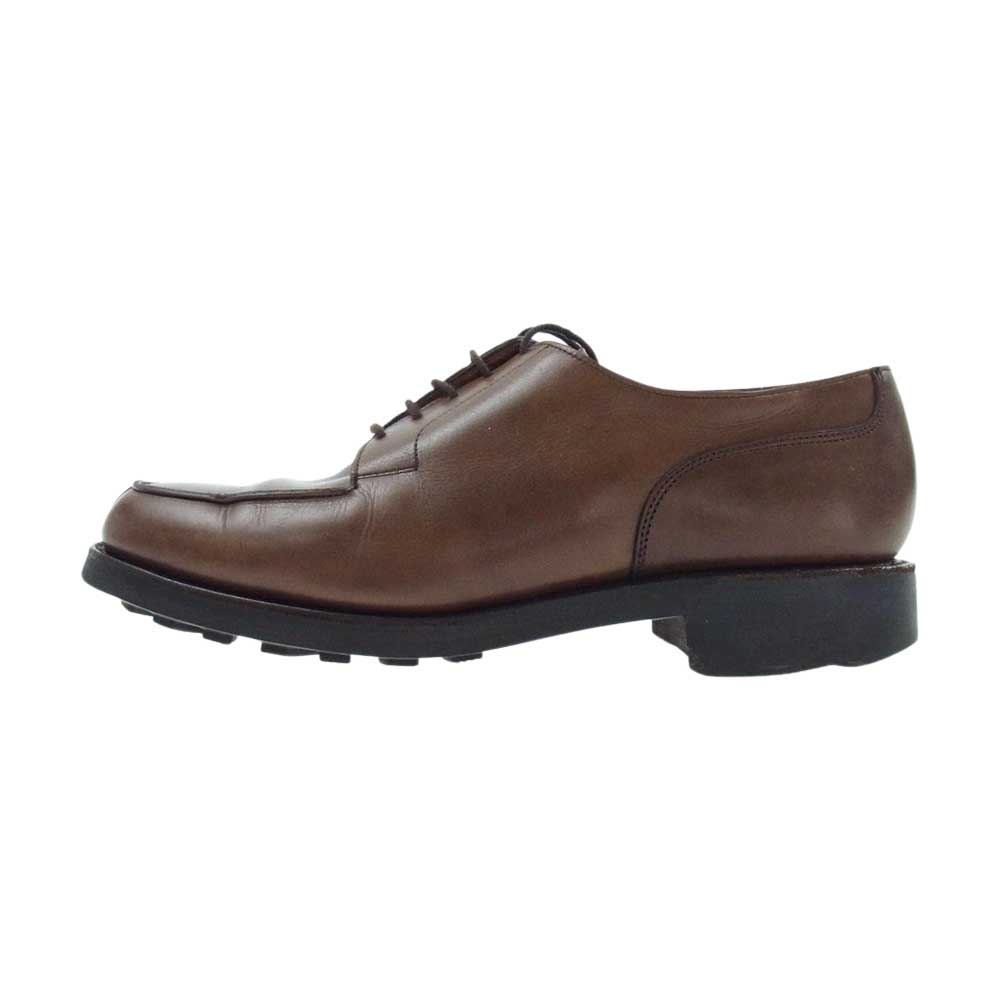 CROCKETT&JONES クロケットアンドジョーンズ 9262RD-14B MORETON モールトン Uチップ レザー ドレスシューズ ブラウン系 7E【中古】