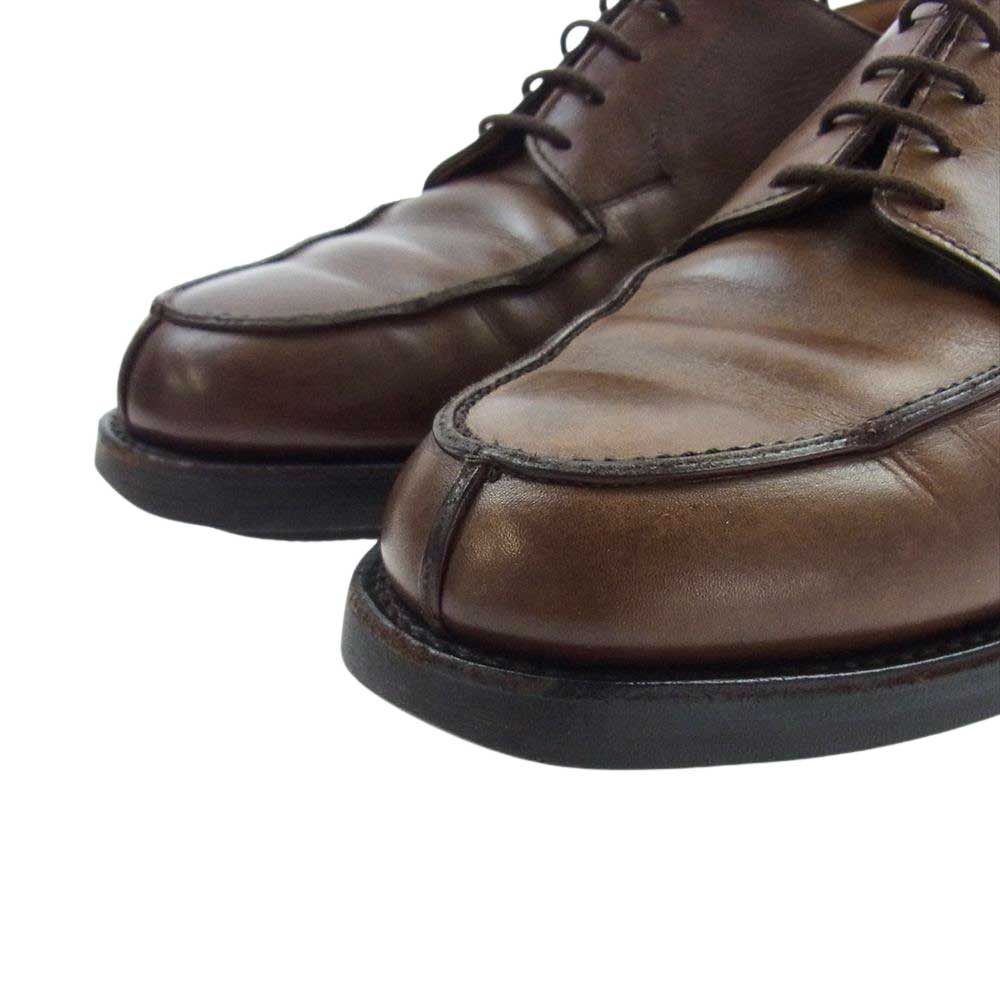 CROCKETT&JONES クロケットアンドジョーンズ 9262RD-14B MORETON モールトン Uチップ レザー ドレスシューズ ブラウン系 7E【中古】
