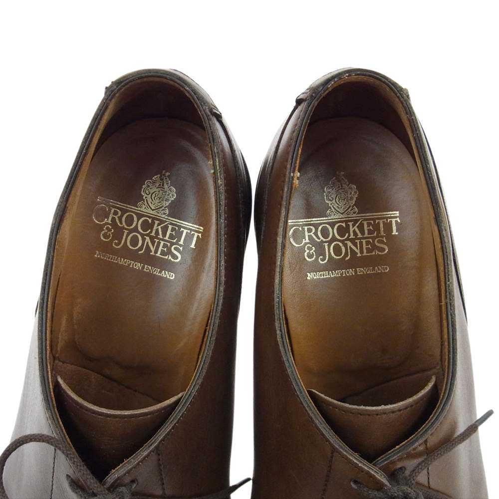 CROCKETT&JONES クロケットアンドジョーンズ 9262RD-14B MORETON モールトン Uチップ レザー ドレスシューズ ブラウン系 7E【中古】