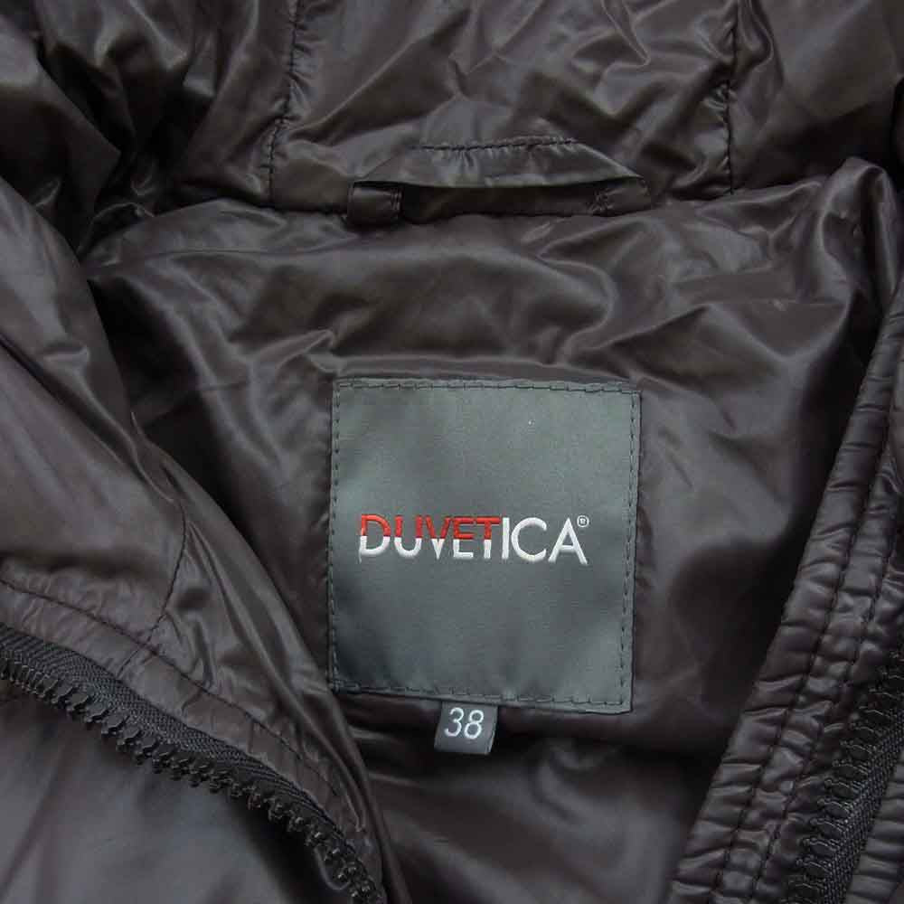 DUVETICA デュベティカ 国内正規品 KAPPA ファー付き フード ダウンコート ダークブラウン系 38【中古】
