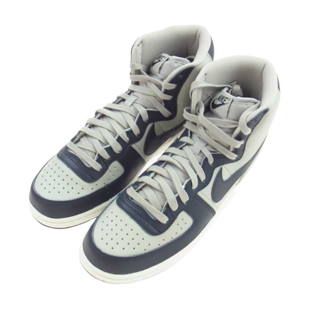 NIKE ナイキ FB1832 001  TERMINATOR HIGH OG ターミネーター ハイ グラナイト ダーク オブシディアン ジョージタウン ハイカット スニーカー グレー系 ネイビー系 27.5cm【新古品】【未使用】【中古】