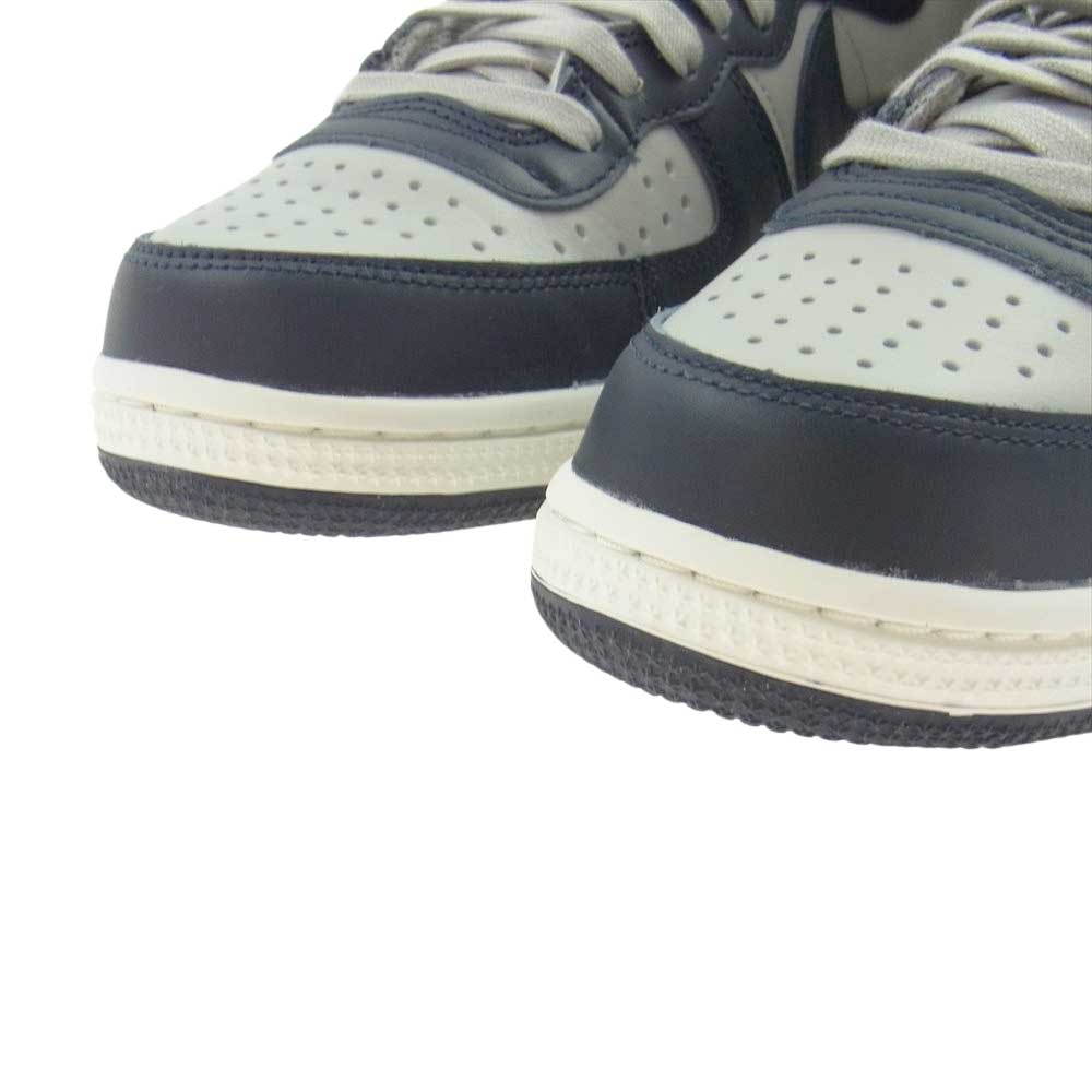 NIKE ナイキ FB1832 001  TERMINATOR HIGH OG ターミネーター ハイ グラナイト ダーク オブシディアン ジョージタウン ハイカット スニーカー グレー系 ネイビー系 27.5cm【新古品】【未使用】【中古】