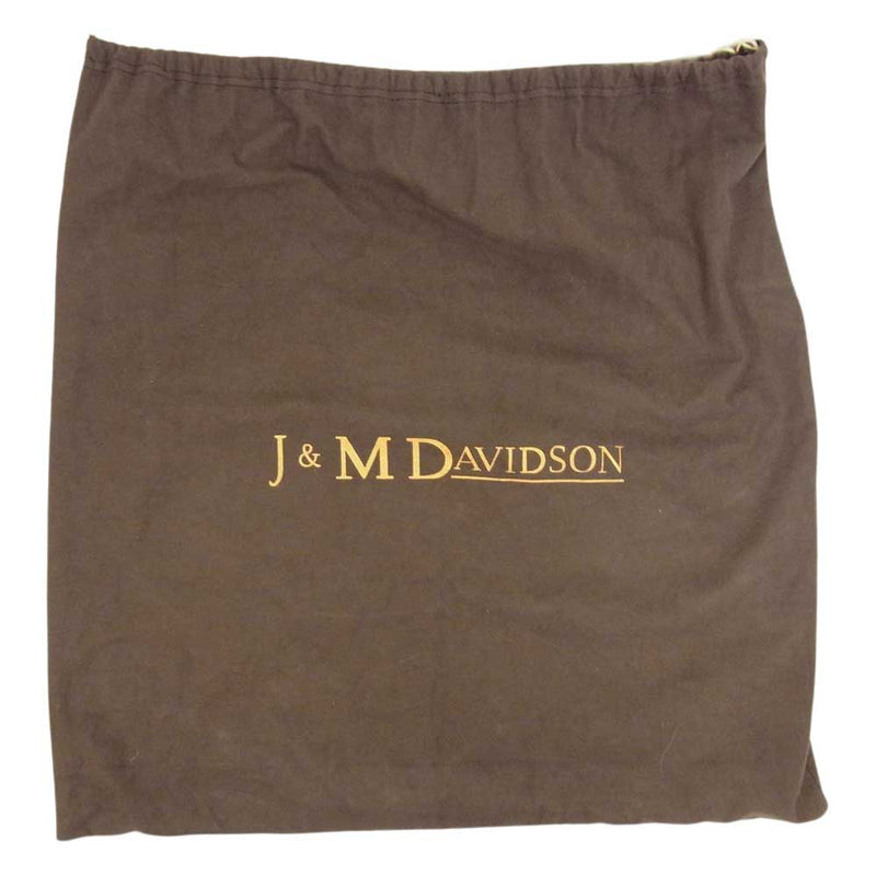J&M Davidson ジェイアンドエムデヴィッドソン VIVI ヴィヴィ クロコ型押し レザー ハンドバッグ ボストンバッグ ブラウン系【中古】