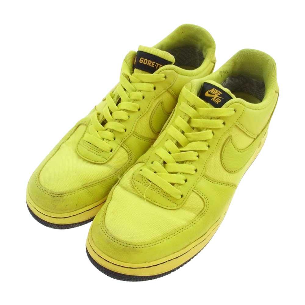 NIKE ナイキ CK2630 701 AIR FORCE 1 GTX エアフォース 1 ゴアテックス スニーカー イエロー系 28.5cm【中古】