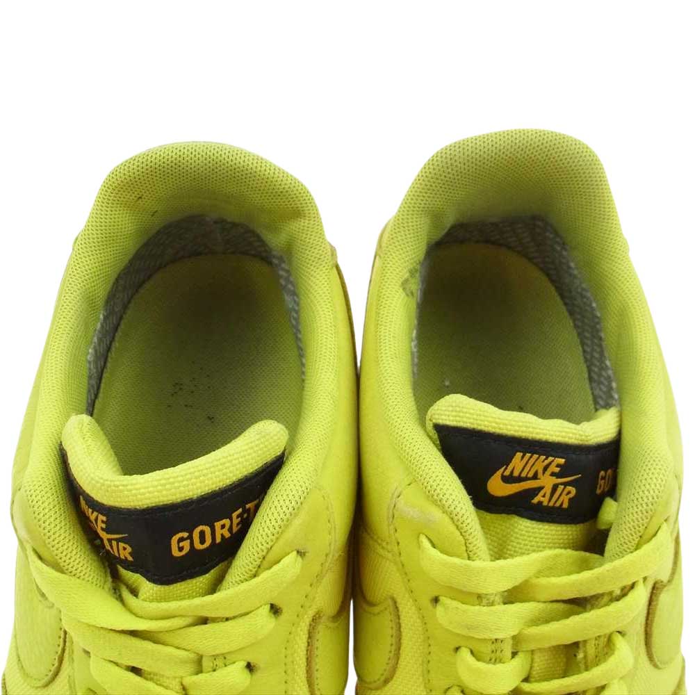 NIKE ナイキ CK2630 701 AIR FORCE 1 GTX エアフォース 1 ゴアテックス スニーカー イエロー系 28.5cm【中古】