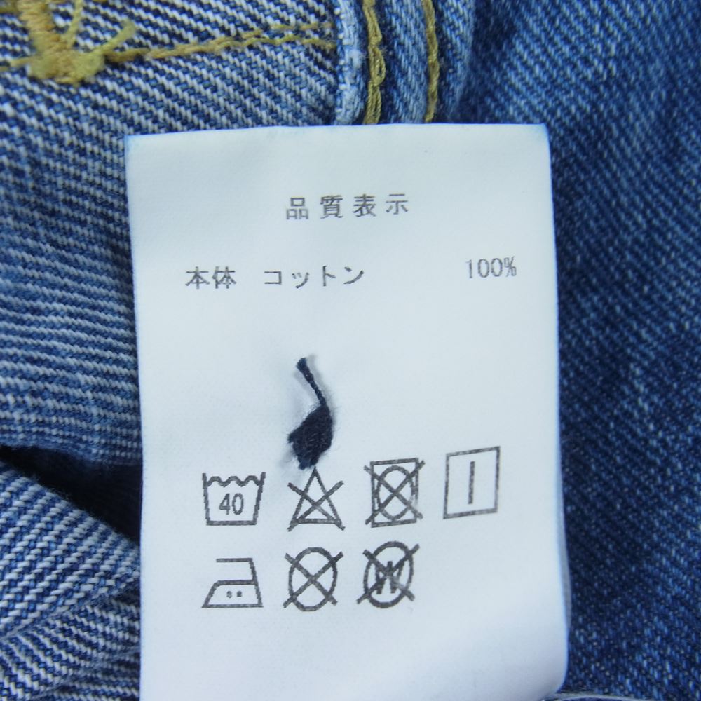 DESCENDANT ディセンダント 21SS BRONC DENIM JACKET デニム ジャケット インディゴブルー系 3【中古】