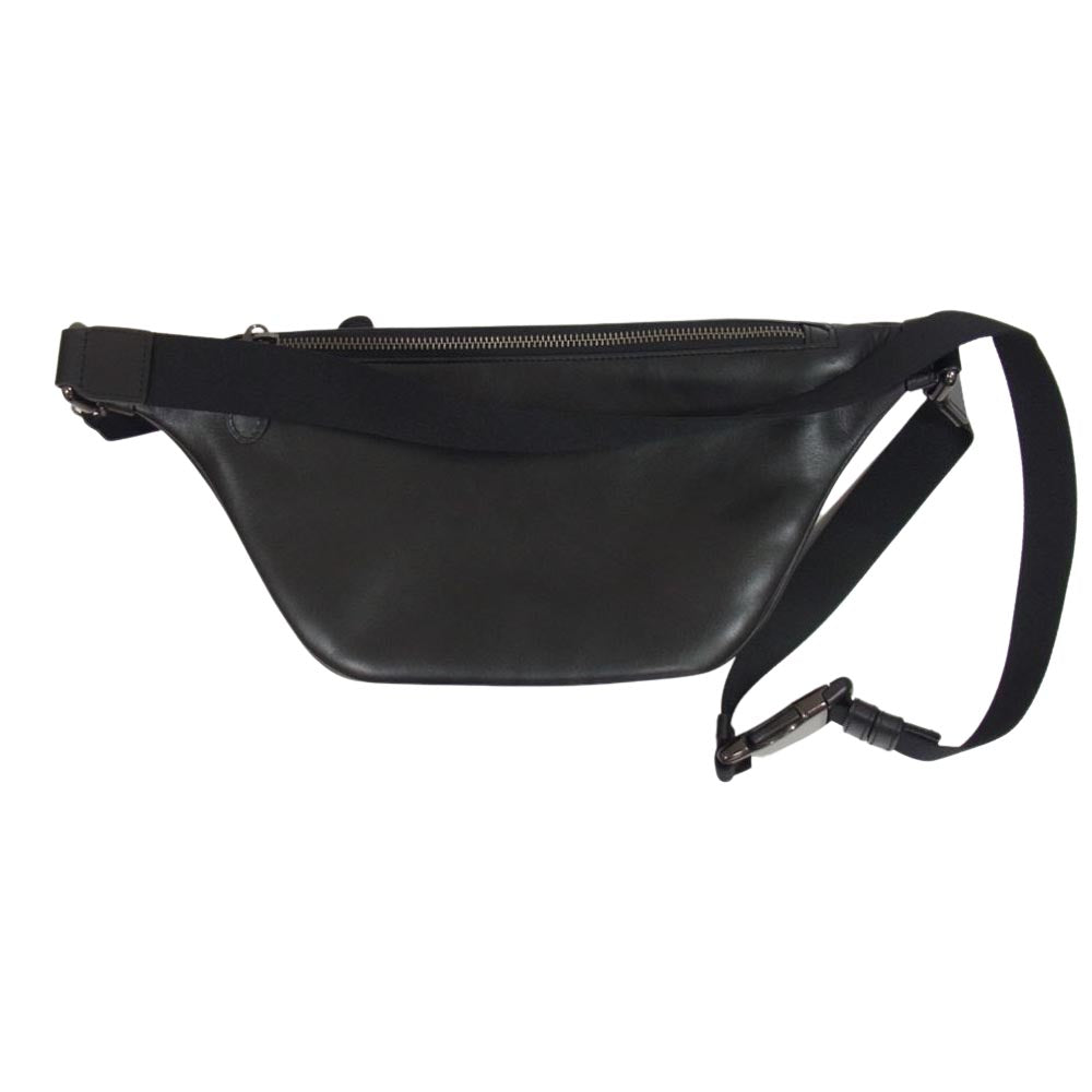 COACH コーチ C1277 Heritage Belt Bag ヘリテイジ ベルト バッグ ウエスト バッグ ブラック系【中古】