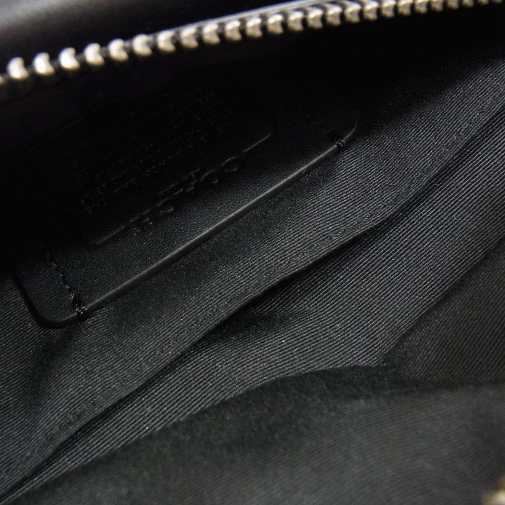 COACH コーチ C1277 Heritage Belt Bag ヘリテイジ ベルト バッグ ウエスト バッグ ブラック系【中古】