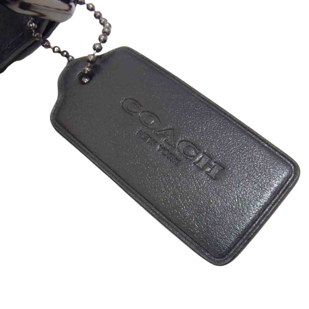 COACH コーチ C1277 Heritage Belt Bag ヘリテイジ ベルト バッグ ウエスト バッグ ブラック系【中古】