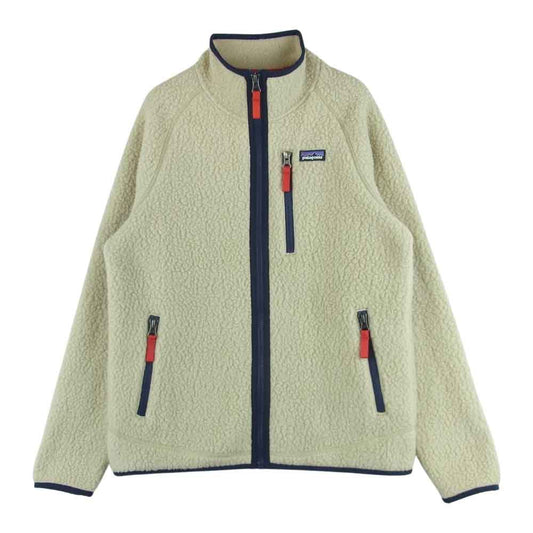patagonia パタゴニア 65411FA20 BOYS RETRO PILE JACKET ボーイズ レトロ パイル ジャケット ベージュ系 XL 14【中古】