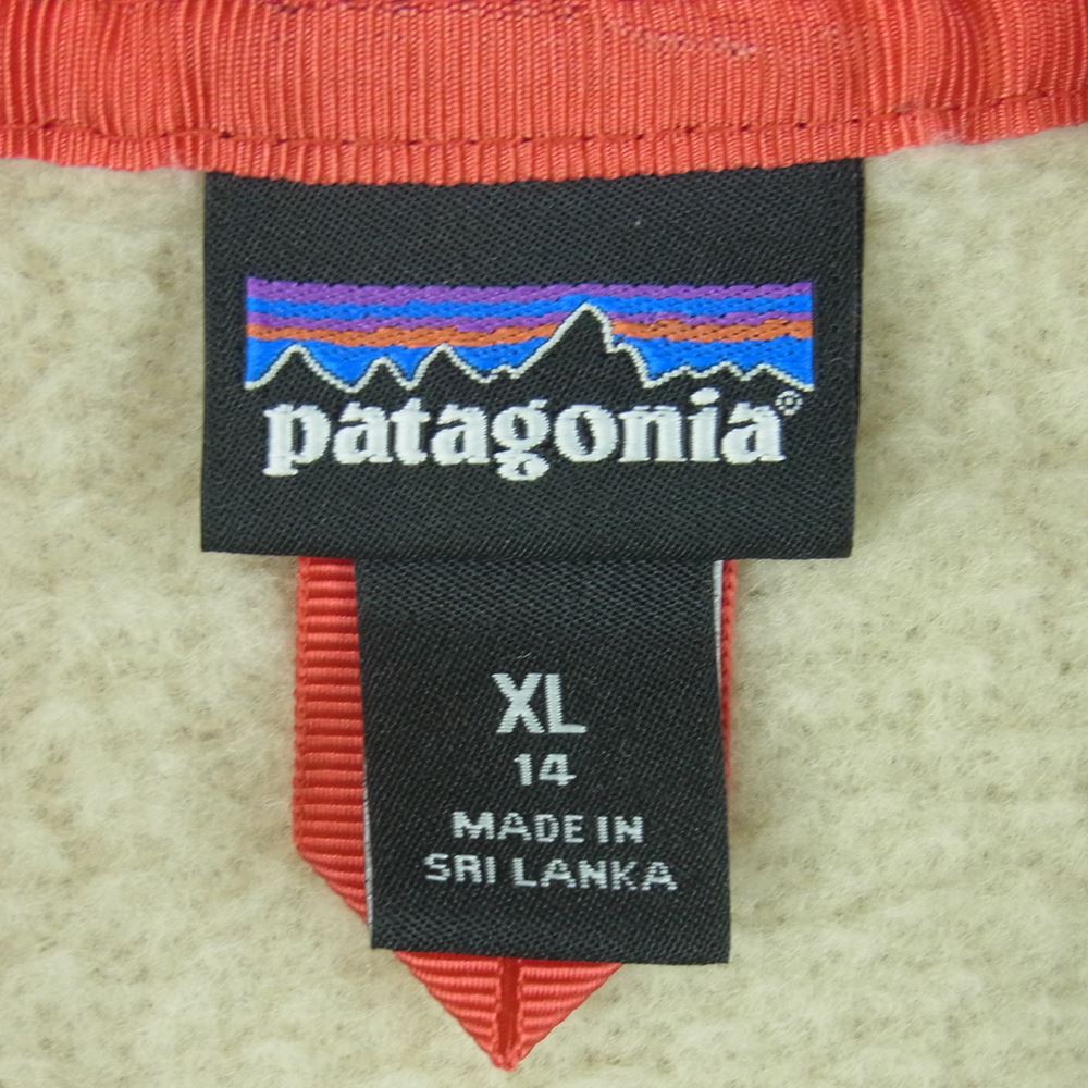 patagonia パタゴニア 65411FA20 BOYS RETRO PILE JACKET ボーイズ レトロ パイル ジャケット ベージュ系 XL 14【中古】