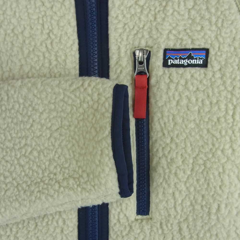 patagonia パタゴニア 65411FA20 BOYS RETRO PILE JACKET ボーイズ レトロ パイル ジャケット ベージュ系 XL 14【中古】
