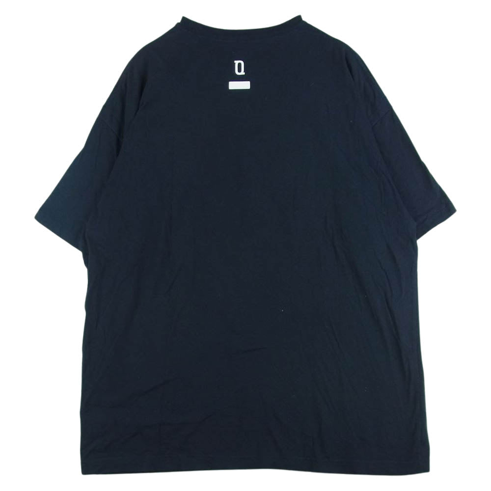シークエル fragment design フラグメント スモール ロゴプリント クルーネック 半袖 Tシャツ ダークネイビー系 XL【中古】