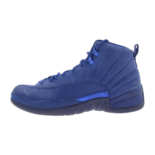 NIKE ナイキ 130690-400 AIR JORDAN 12 RETRO DEEP ROYAL AJ12 エアジョーダン 12 レトロ ディープロイヤル スニーカー ネイビー系 29cm【中古】