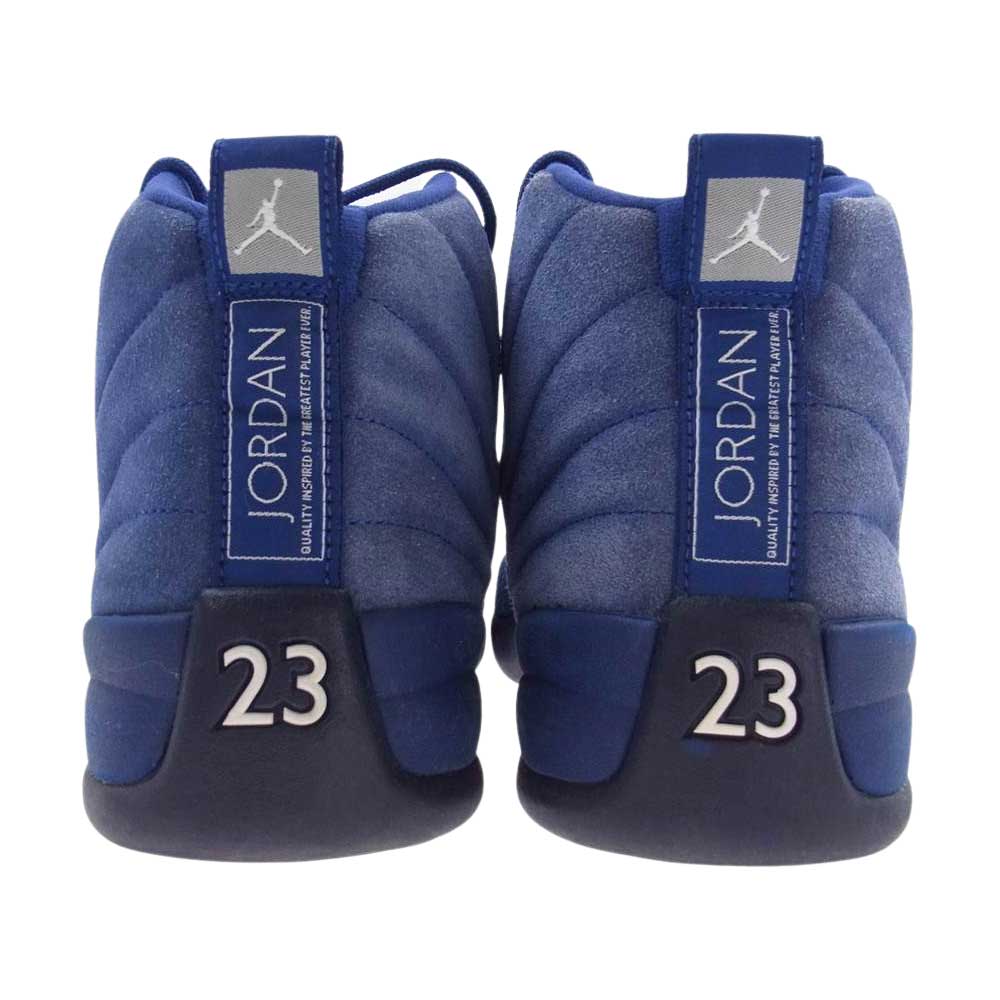 NIKE ナイキ 130690-400 AIR JORDAN 12 RETRO DEEP ROYAL AJ12 エアジョーダン 12 レトロ ディープロイヤル スニーカー ネイビー系 29cm【中古】