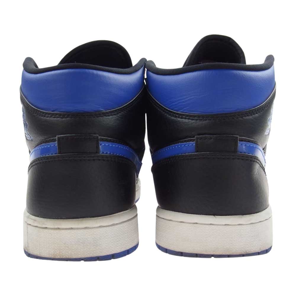 NIKE ナイキ 554724-068 AIR JORDAN 1 AJ1 MID HYPER ROYAL エアジョーダン ミッド ハイパーロイヤル スニーカー ブルー系 28.0cm【中古】
