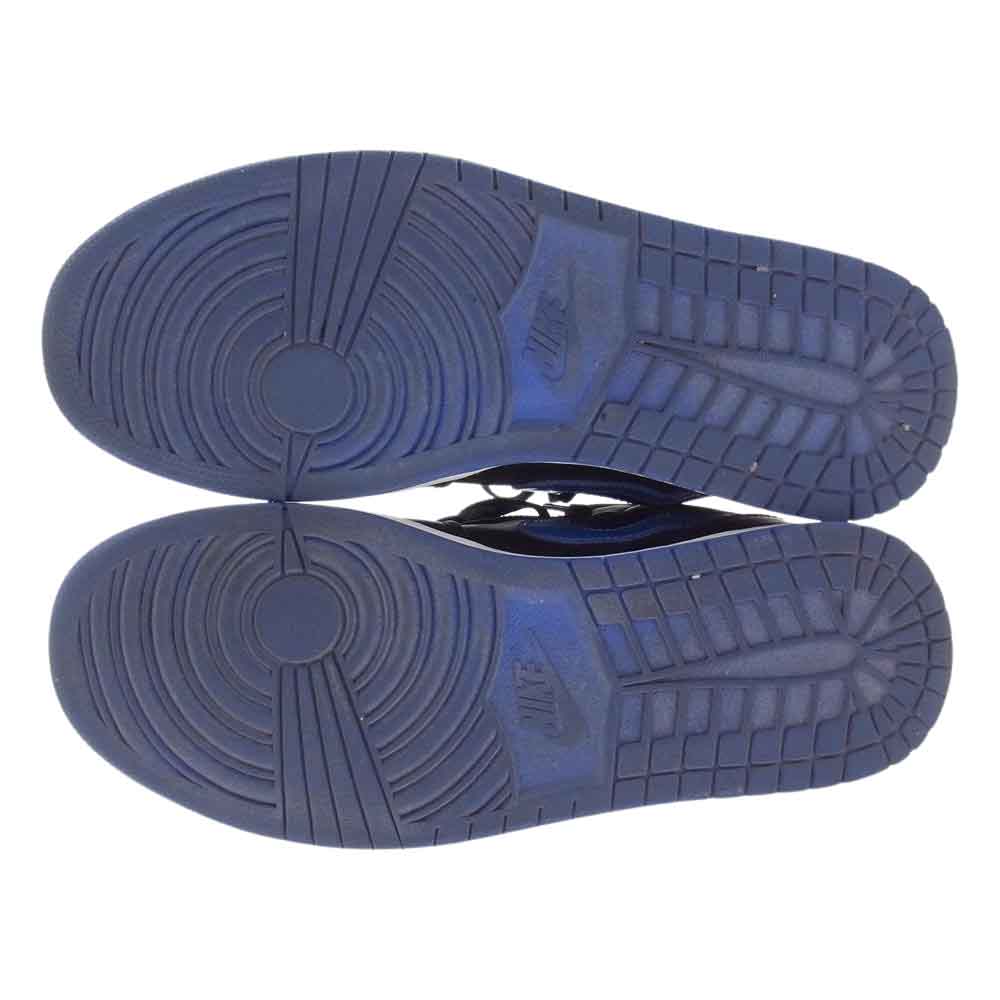 NIKE ナイキ 554724-068 AIR JORDAN 1 AJ1 MID HYPER ROYAL エアジョーダン ミッド ハイパーロイヤル スニーカー ブルー系 28.0cm【中古】