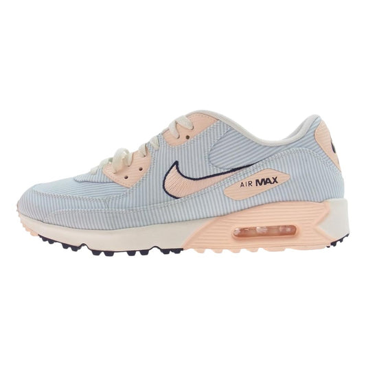NIKE ナイキ CZ2435-424 AIR MAX 90 G NRG エアマックス ゴルフ ローカット スニーカー ライトブルー系 28.5cm【中古】
