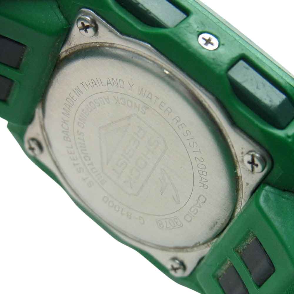 G-SHOCK ジーショック G-8100D-3DR アドバンスドデザイン 8100シリーズ スクエアフェイス デジタル クォーツ 時計 グリーン系【中古】