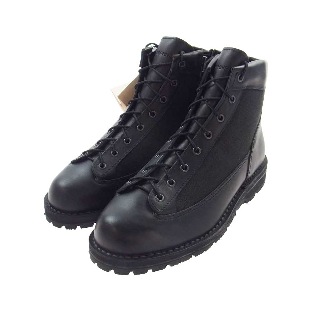 Danner ダナー SOPHNET ソフネット D-212008SPH DANNER LIGHT ZIP BOOTS ダナーライト サイドジップ レザー ブーツ ブラック系 28cm【新古品】【未使用】【中古】