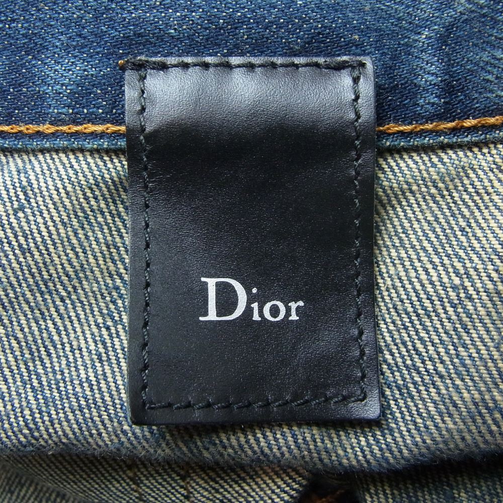 DIOR HOMME ディオールオム 7E3110610202 国内正規品 07AW エディ期 スパイダー デニム パンツ インディゴブルー系 31【中古】