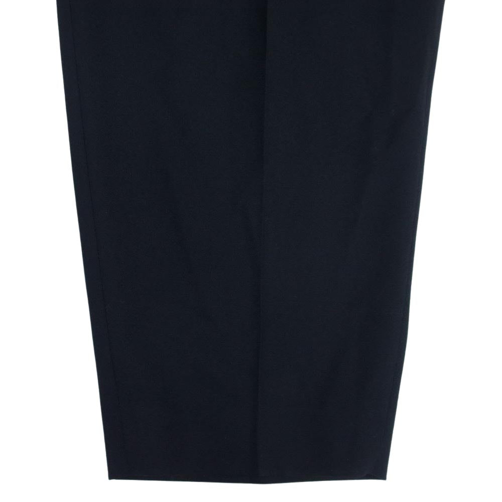 DIOR HOMME ディオールオム 09AW 9H3113190687 2タック テーパード スラックスパンツ ブラック系 48【中古】
