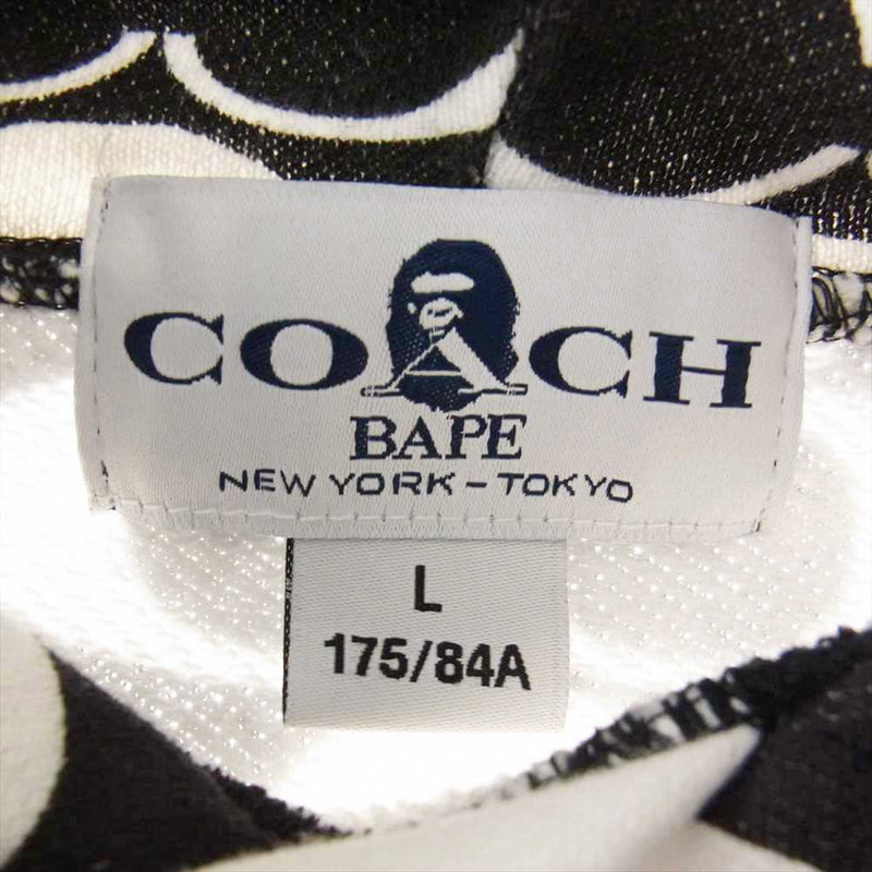 A BATHING APE アベイシングエイプ 21AW COACH コーチ PULLOVER HOODIE