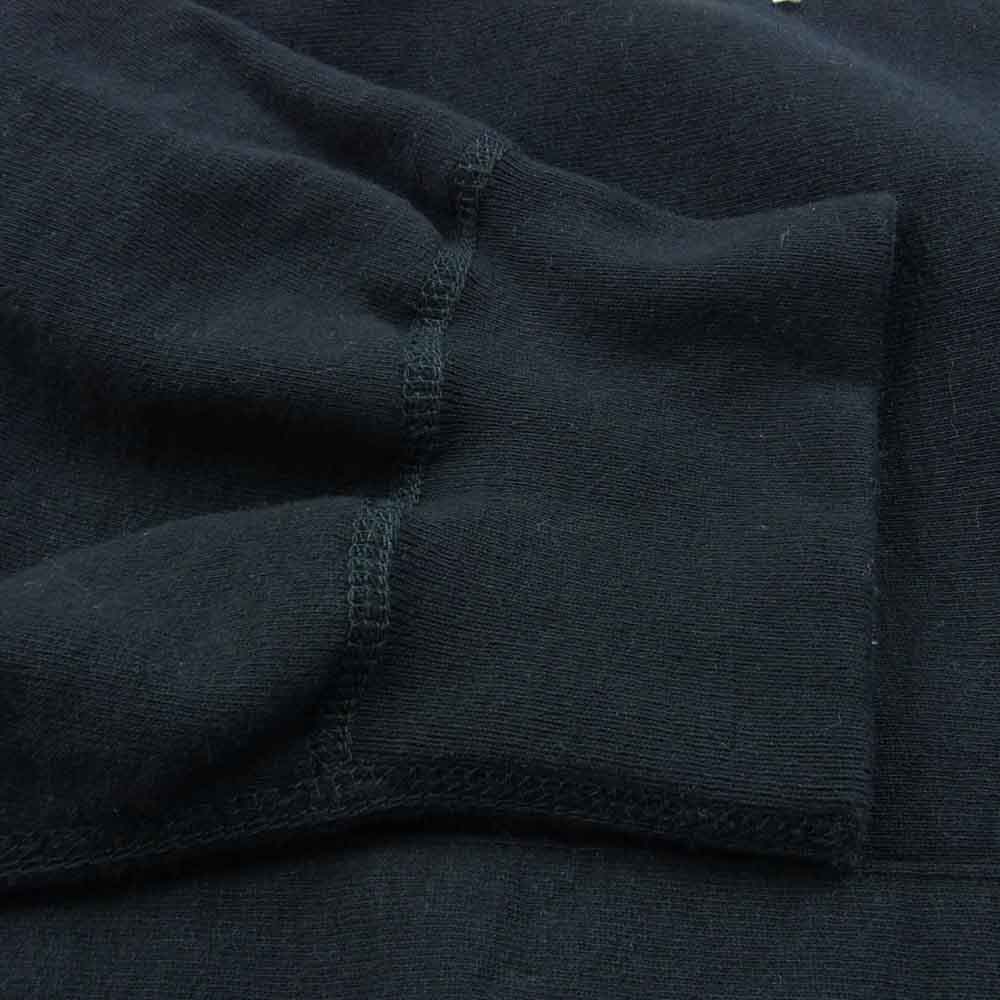 Supreme シュプリーム 22SS Raised Handstyle Hooded Sweatshirt  レイズド ハンドスタイル フーディー スウェットシャツ ブラック系 XL【中古】
