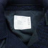 Sacai サカイ 19-04595 Wool Tweed Jacket ウール ツイード ハイブリッド ドッキング レイヤード ライダース ジャケット  ネイビー系 2【中古】