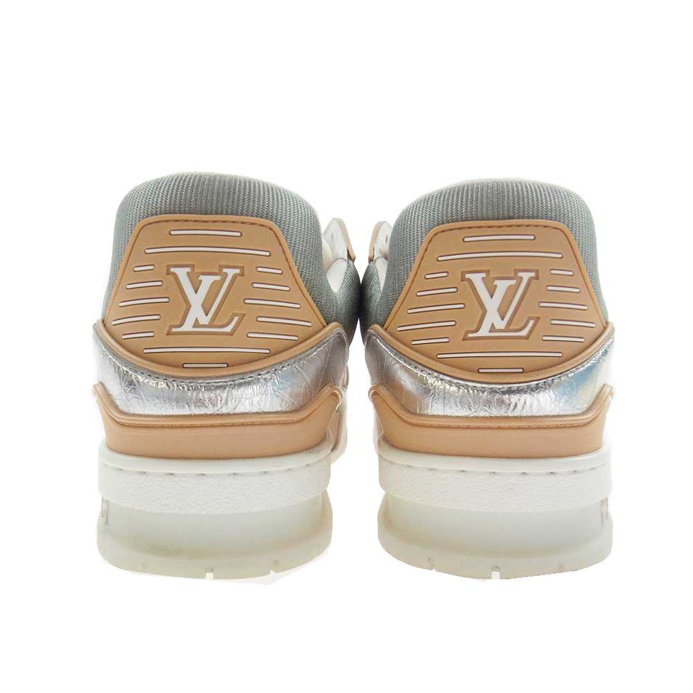 LOUIS VUITTON ルイ・ヴィトン 1A996J LVトレイナー ライン シルバー スニーカー シルバー系 25cm【中古】
