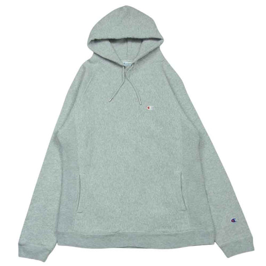Champion チャンピオン C8-N124 プルオーバー パーカー コットン 中国製 グレー系 M【中古】