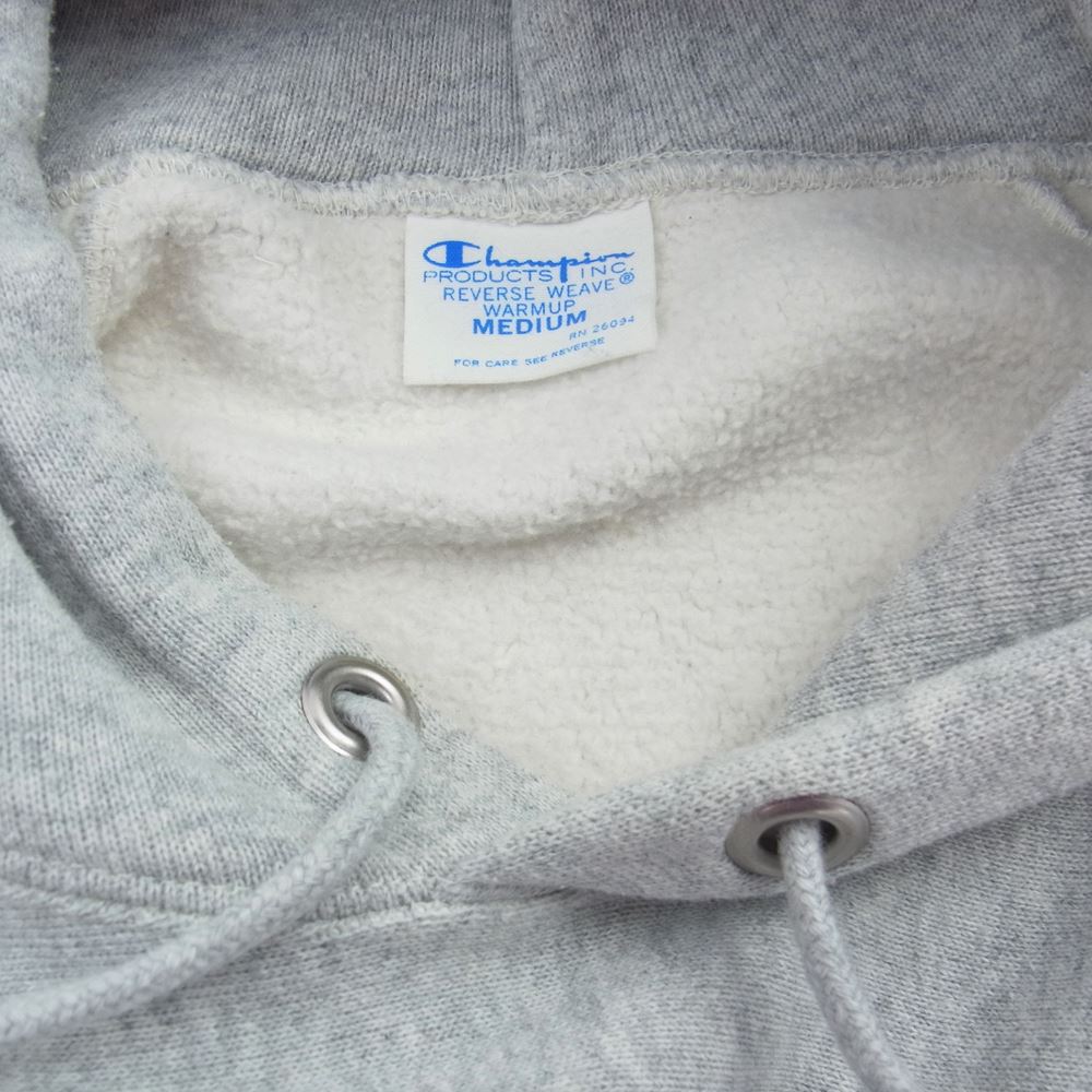 Champion チャンピオン C8-N124 プルオーバー パーカー コットン 中国製 グレー系 M【中古】