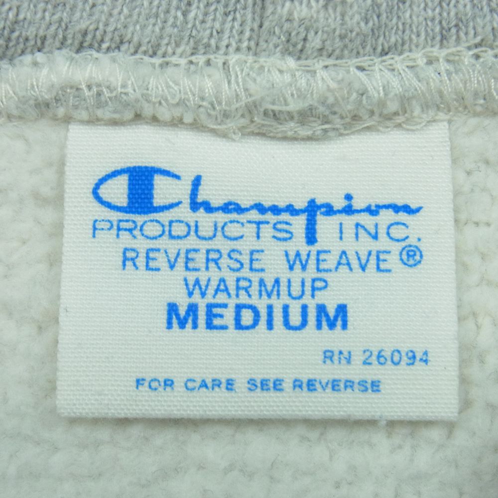 Champion チャンピオン C8-N124 プルオーバー パーカー コットン 中国製 グレー系 M【中古】