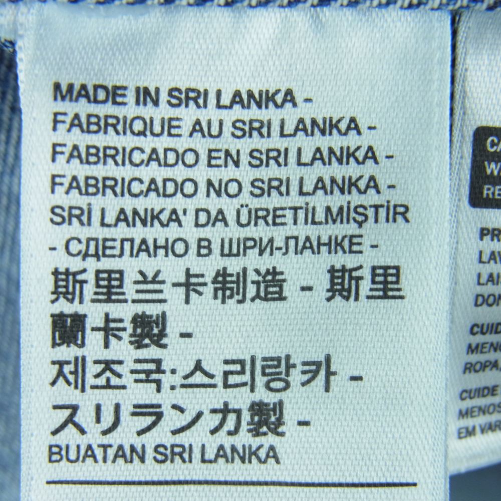 Levi's リーバイス A3404 SILVERTAB シルバータブ DENIM OVER SIZE ONE POCKET SHIRT デニム オーバー サイズ ワン ポケット 長袖 シャツ インディゴブルー系 M【美品】【中古】