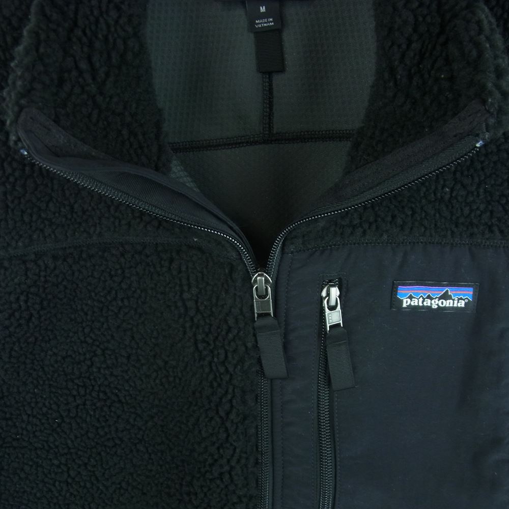 patagonia パタゴニア 19AW 23048 Classic Retro-X Vest クラシック レトロX フリース ベスト ベトナム製 ブラック系 M【中古】
