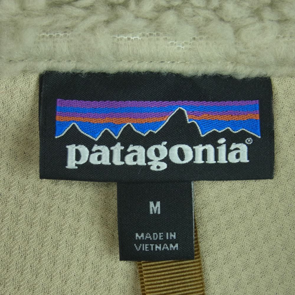patagonia パタゴニア 21AW 23056 Classic Retro-X Jacket クラシック レトロX フリース ジャケット 緑がかったグレイッシュベージュ系 M【中古】