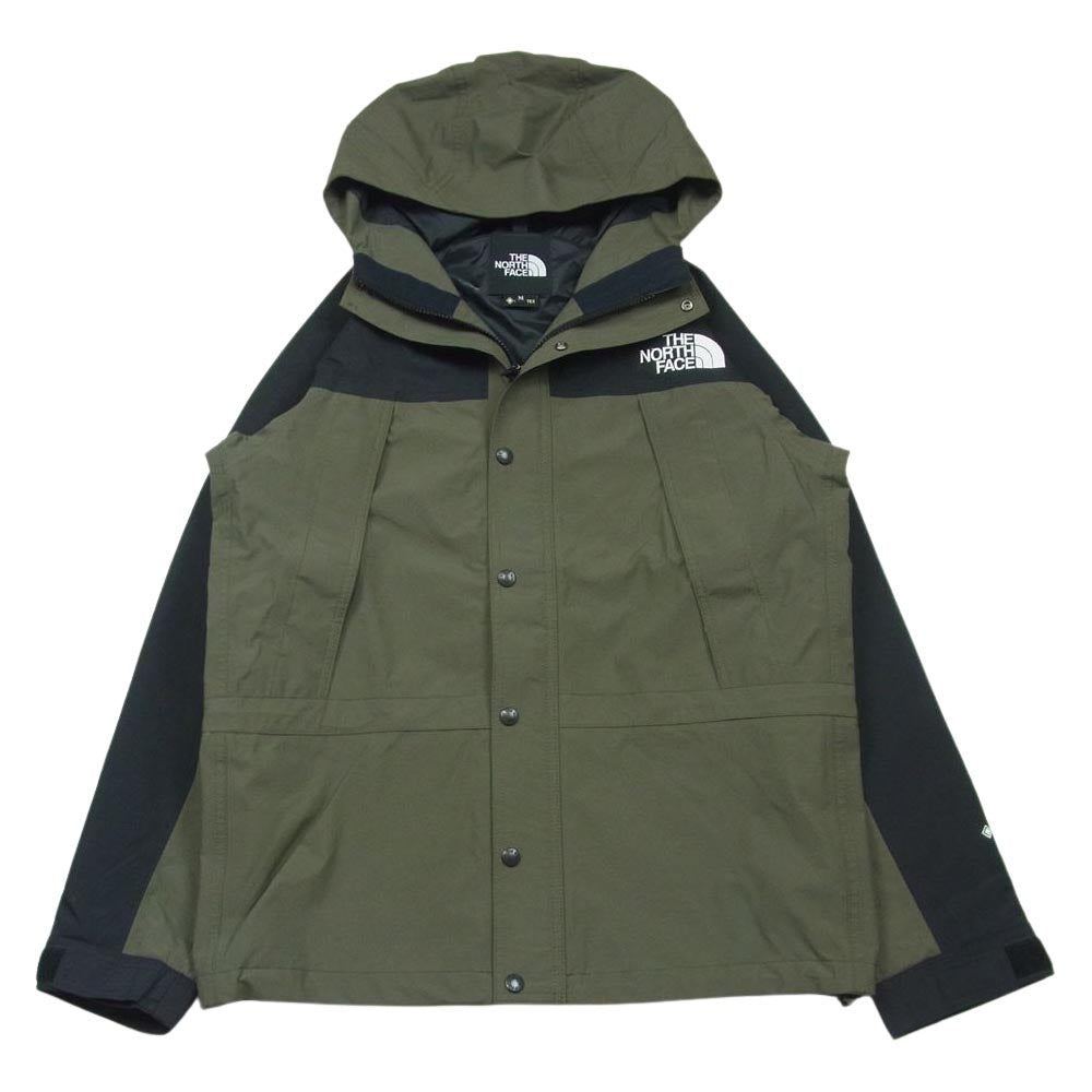 THE NORTH FACE ノースフェイス NP11834 Mountain Light Jacket マウンテン ライト シェル パーカー ジャケット ブラック系 グレイッシュカーキ系 M【中古】