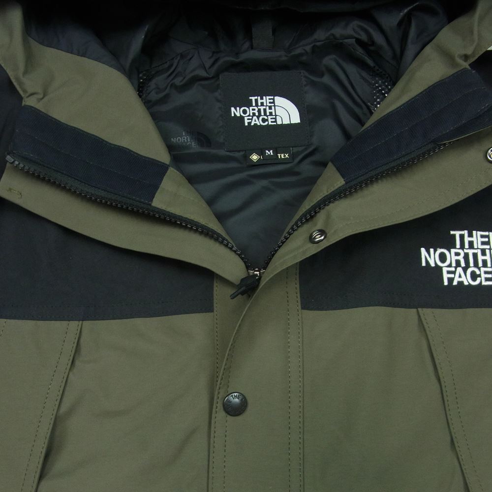 THE NORTH FACE ノースフェイス NP11834 Mountain Light Jacket マウンテン ライト シェル パーカー ジャケット ブラック系 グレイッシュカーキ系 M【中古】