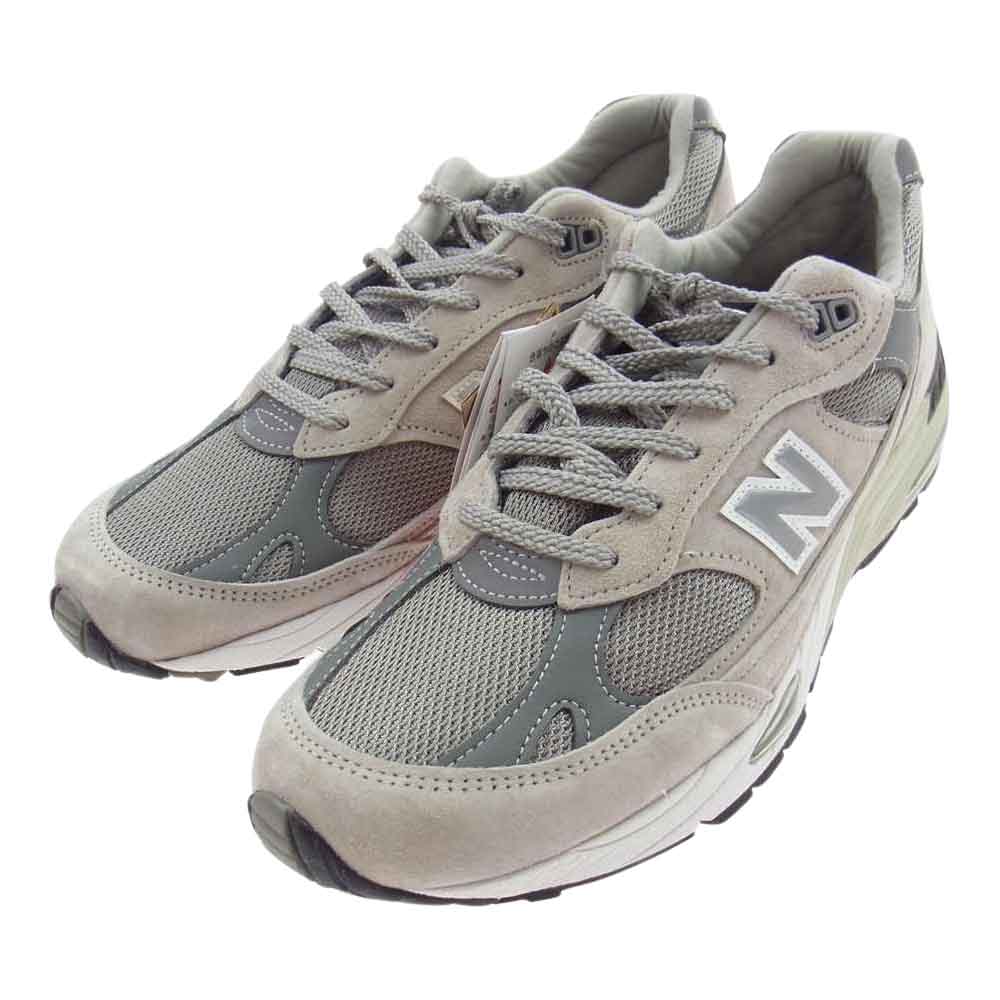 NEW BALANCE ニューバランス M991GL スエード ローカット スニーカー グレー系 27.0cm【新古品】【未使用】【中古】