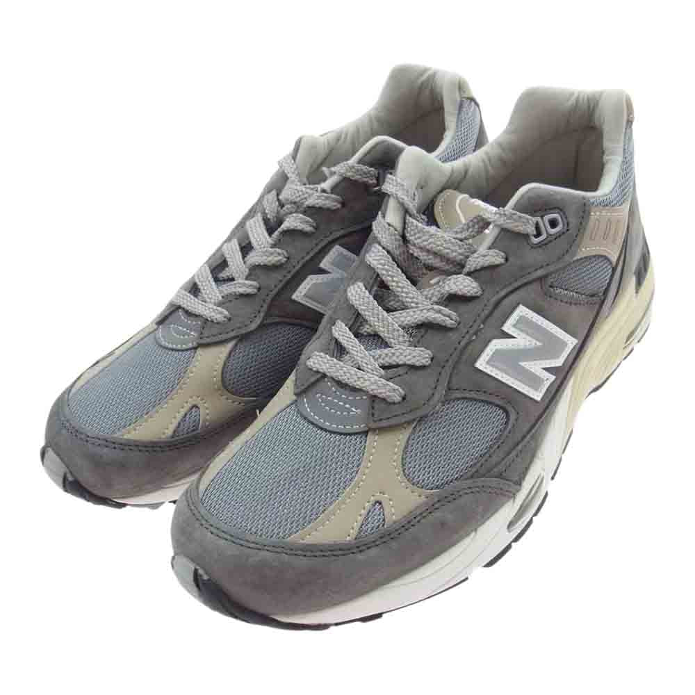 NEW BALANCE ニューバランス M991UKF スエード ローカット スニーカー グレー系 27.0cm【新古品】【未使用】【中古】