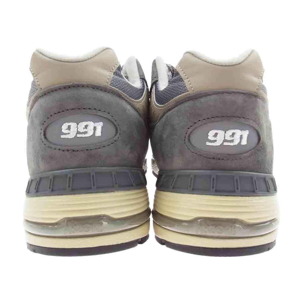 NEW BALANCE ニューバランス M991UKF スエード ローカット スニーカー グレー系 27.0cm【新古品】【未使用】【中古】