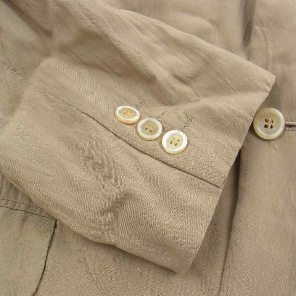 COMME des GARCONS HOMME コムデギャルソンオム AD1995 HJ-10036S 90s ヴィンテージ レーヨン100％ 半裏 テーラードジャケット スラックスパンツ スーツ セットアップ ベージュ ベージュ系 S【中古】