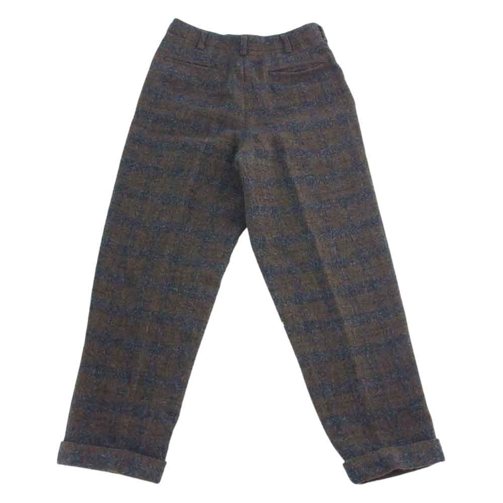 COMME des GARCONS HOMME コムデギャルソンオム AD1996 HJ-04007S 90s ヴィンテージ アーカイブ チェック テーラードジャケット スラックスパンツ スーツ セットアップ ダークブラウン系 S【中古】