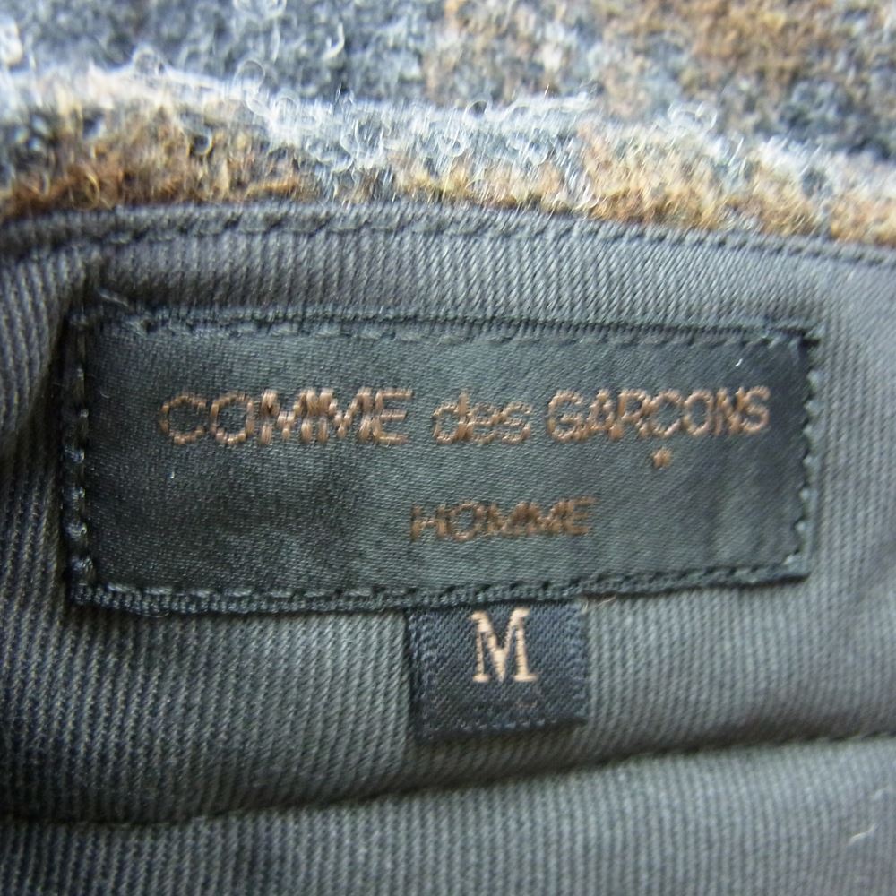 COMME des GARCONS HOMME コムデギャルソンオム AD1996 HJ-04007S 90s ヴィンテージ アーカイブ チェック テーラードジャケット スラックスパンツ スーツ セットアップ ダークブラウン系 S【中古】
