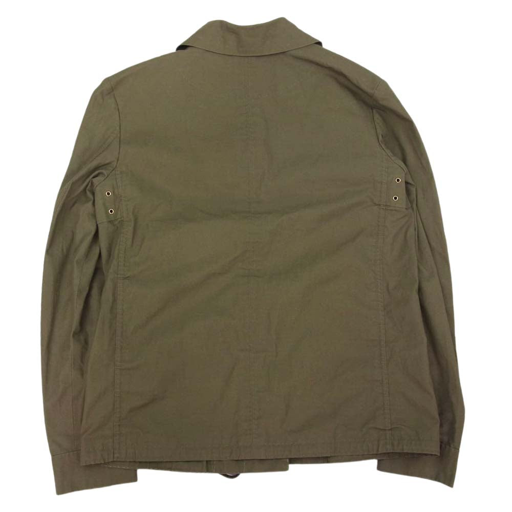 LOUIS VUITTON ルイ・ヴィトン リップストップ ミリタリー ジャケット カーキ系 36【中古】